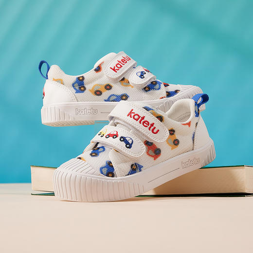 卡特兔婴儿学步鞋2023秋季防滑透气宝宝机能鞋幼儿园室内鞋 商品图2