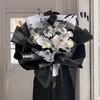 墨色-黑白混搭花束 商品缩略图1