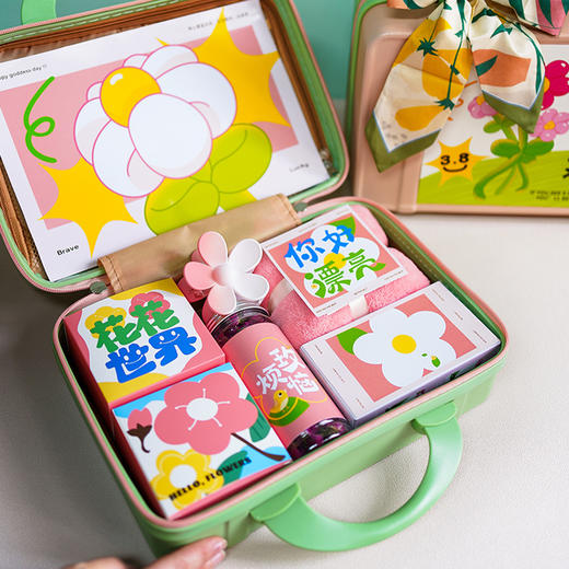 女神节礼盒 双色行李箱 商品图6