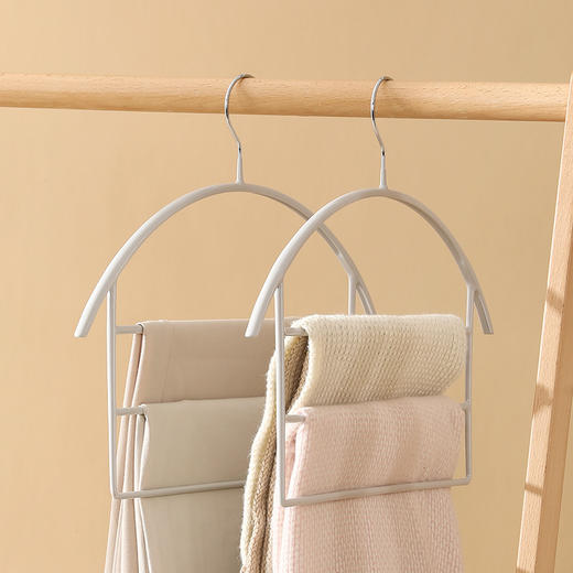 FaSoLa裤架衣柜内置家用多层多功能裤挂架裤子收纳神器无痕晾衣架 商品图0