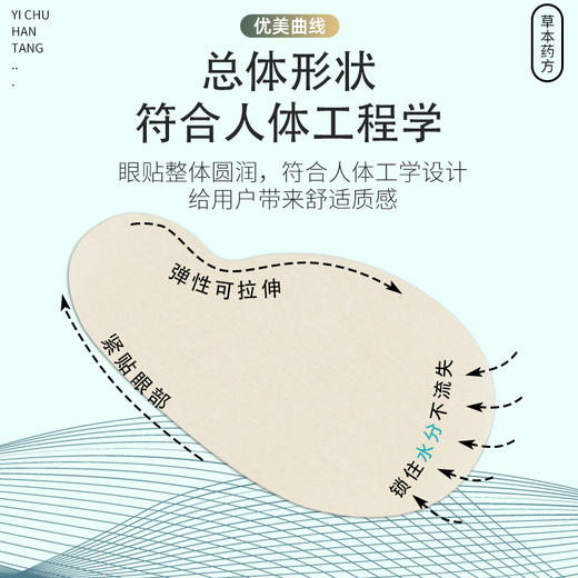 【买五送四  限时福利】益初汉堂  艾草养护眼贴 明亮双眸穴位敷贴  草本精华缓解疲劳 老少皆宜 20贴/盒 商品图5