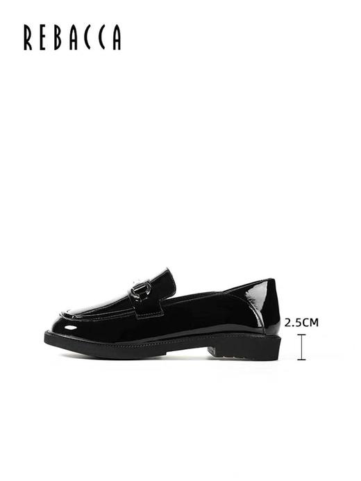 2楼瑞贝卡通勤软底漆的乐富鞋31WL0610 商品图2