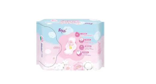 飞Frss日用超薄纯棉表层卫生巾8片 商品图0