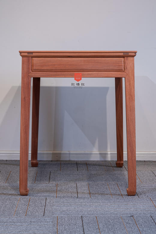红桥红  家具严选  缅甸花梨(大果紫檀）  【120 三抽 湿泡桌】 商品图7