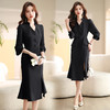 春装新款，时尚修身连衣鱼尾裙HR-SNX2680-1 商品缩略图2