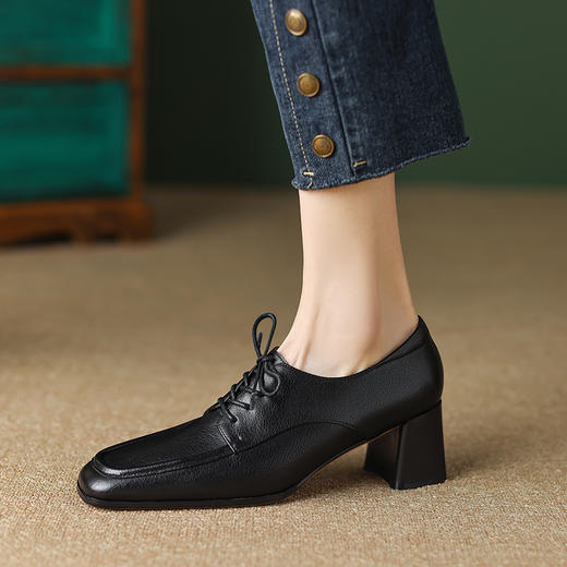 简约百搭，新款乐福鞋单鞋小皮鞋NJMK-K522 商品图0