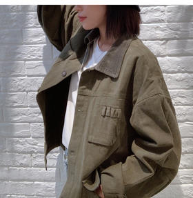 裁缝学苑AQ12 工装夹克宽松短外套纸样女装上衣新款2022裁剪打版