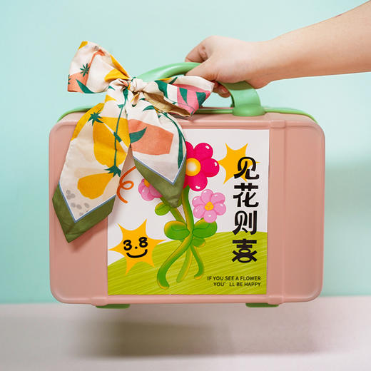 女神节礼盒 双色行李箱 商品图8