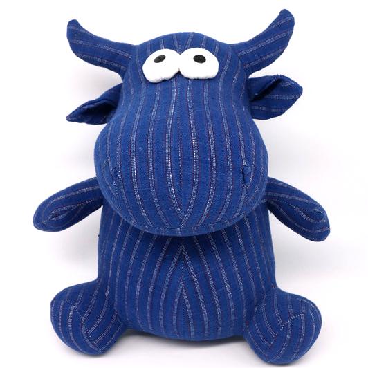 深山集市 大小号大眼牛土布玩偶（随机发货 拆快递如同拆盲盒）