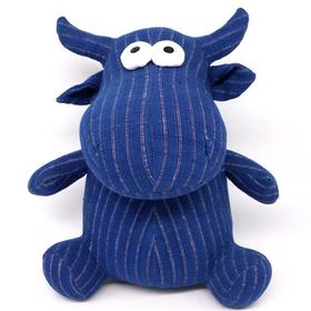 深山集市 大小号大眼牛土布玩偶（随机发货 拆快递如同拆盲盒）