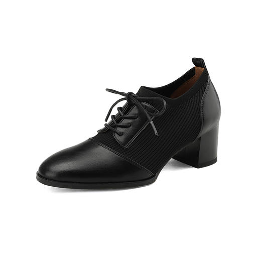 复古优雅，舒适粗跟百搭裸靴NJMK-K508 商品图13