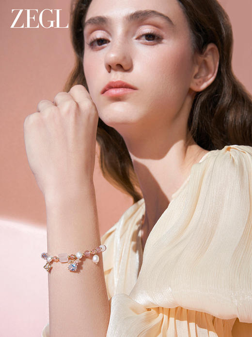 ZEGL设计师本命年桃花兔系列兔子手链女生轻奢小众精致珍珠手饰品 商品图2