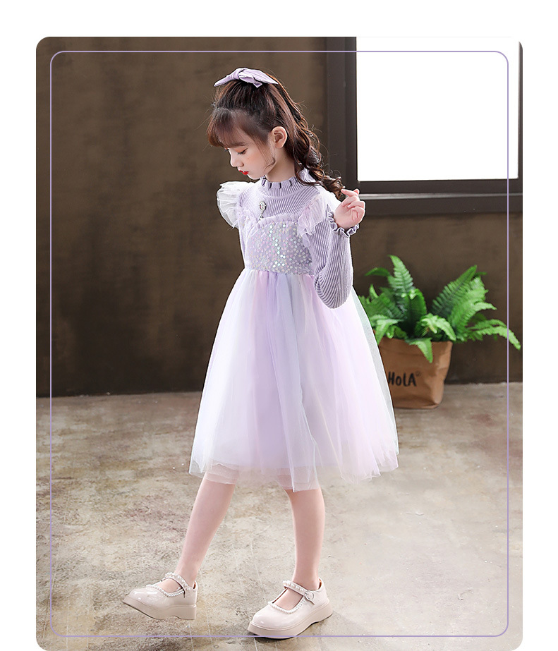 女童演出服儿童表演服服装学生啦啦队蓬蓬裙芭蕾舞蹈服合唱公主裙