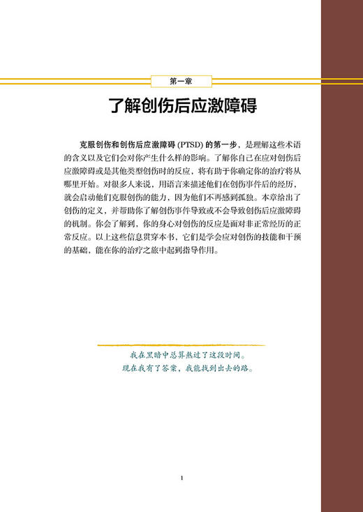 创伤后应激障碍康复指导手册 基于循证的康复训练与治疗技术 肖利军 刘本帅主译 PTSD疗愈练习 辽宁科学技术出版社9787559128232 商品图2