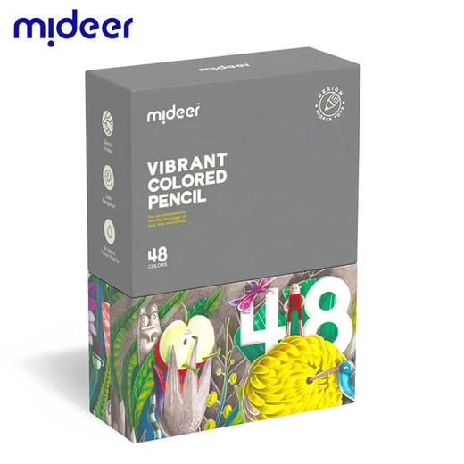 mideer弥鹿MD6187创艺元素彩铅-48色 商品图0