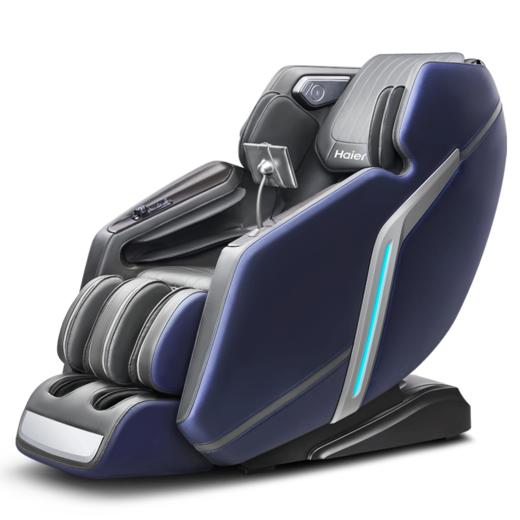以旧换新-海尔按摩椅家用全身零重力全自动多功能电动按摩沙发椅子4D智能太空舱父母亲节生日礼物实用送爸爸妈妈 HQY-A611ZU1 商品图0