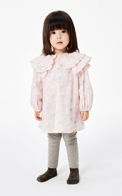 jnby  23年春款  花边设计长袖连衣裙   YN3G11970 商品图3