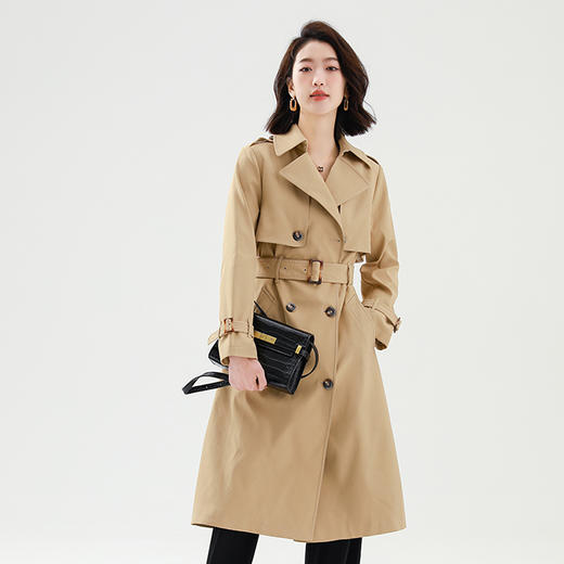 火桐hooton双排扣长款风衣9202 商品图1