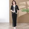 YCET212-8743 妈妈春装长袖上衣新款中老年金丝绒运动服套装女春秋洋气老人衣服 商品缩略图2
