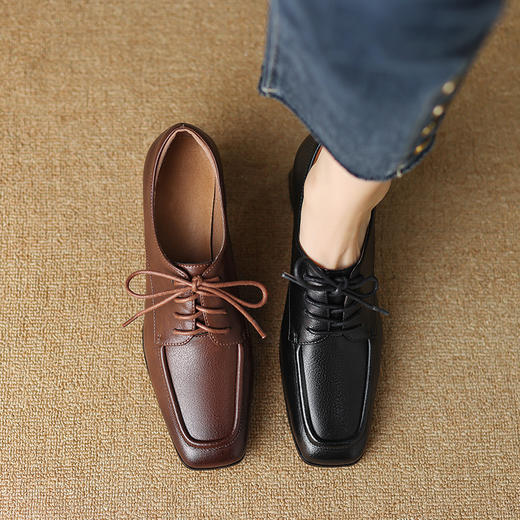 简约百搭，新款乐福鞋单鞋小皮鞋NJMK-K522 商品图5