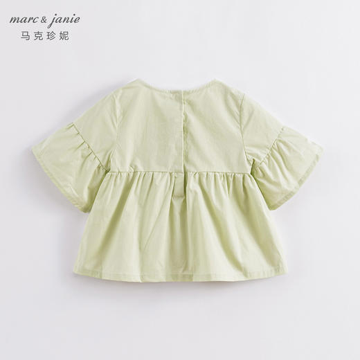 夏装新款 女童北欧风蝴蝶袖全棉宽松小衫230313 商品图2