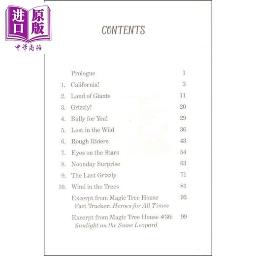 【中商原版】Magic Tree House 35 Camp Time in California 神奇树屋35 桥梁书章节书 中小学生课外读物 英文原版小初文学 商品图1