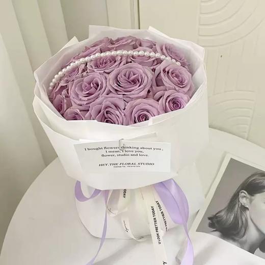 紫色的梦|19朵紫玫瑰 商品图0