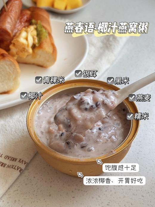 燕春语 元气燕窝粥 100%印尼进口燕窝 0香精0增稠剂0防腐剂 252g*6碗 [福利品] 商品图3