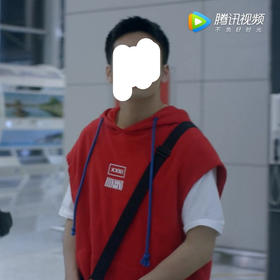 LW108明星同款连帽无袖运动衫，潮男卫衣嘻哈ins