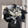 墨色-黑白混搭花束 商品缩略图4