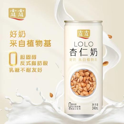 承德露露杏仁奶2.0植物蛋白饮料240ml*12罐整箱 商品图1
