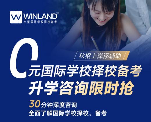 文蓝择校——0元国际学校择校备考升学咨询限时抢 商品图0