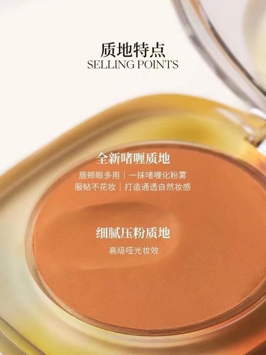 酵色·琥珀腮红Joocyee贝壳哑光裸色裸妆自然修容胭脂单色平价女 商品图2