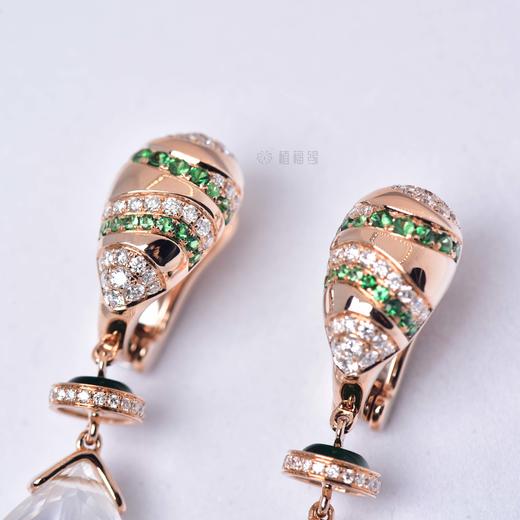 【玉露】水晶祖母绿耳坠   CB12211010 商品图1