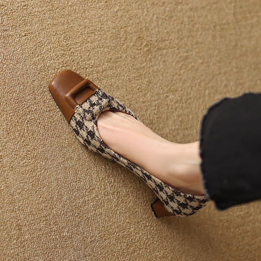 舒适百搭，里外全真皮新款爆款单鞋NJMK-K515 商品图10