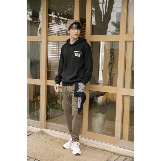 【断码清仓】HX 春季带帽卫衣/S106310040101 商品图3