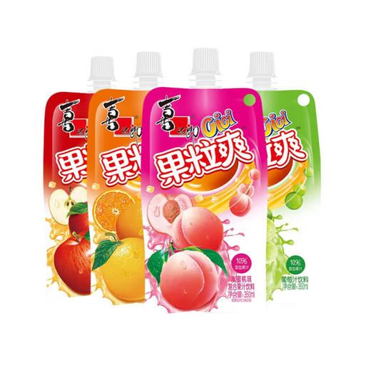喜之郎果粒爽香橙味350ml 商品图0
