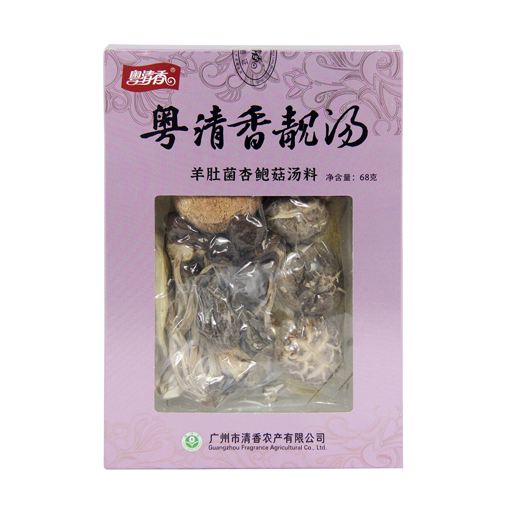 粤清香羊肚菌杏鲍菇汤料68g