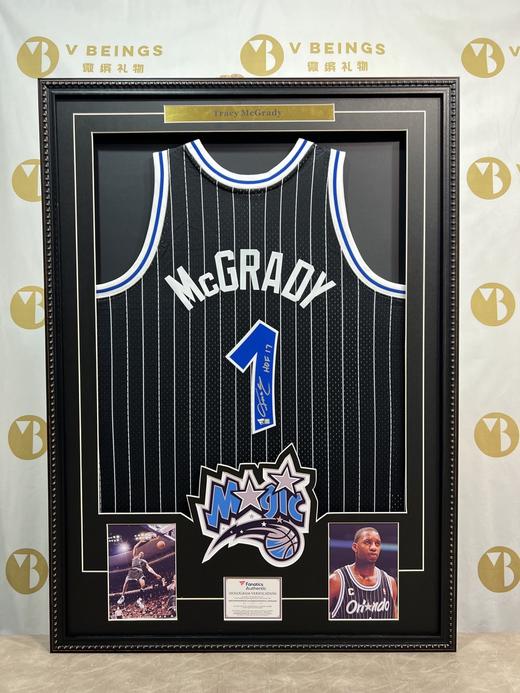 收藏系列 麦迪 魔术队1号黑色加签款 亲笔签名球衣 商品图3