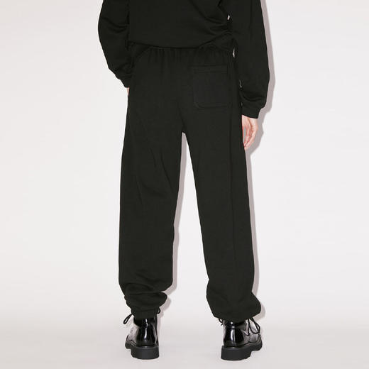 KENZO 高田贤三 女士棉质字母徽标印花休闲运动裤 黑色 FD52 PA708 4MF 99J 商品图2