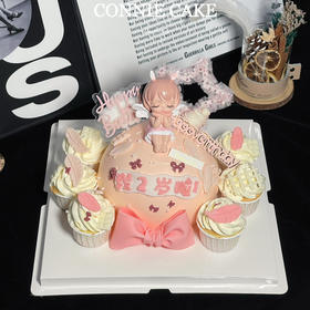 【1392】球型安妮宝贝+杯子蛋糕组合