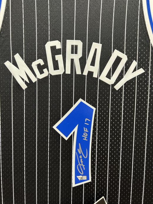 收藏系列 麦迪 魔术队1号黑色加签款 亲笔签名球衣 商品图5