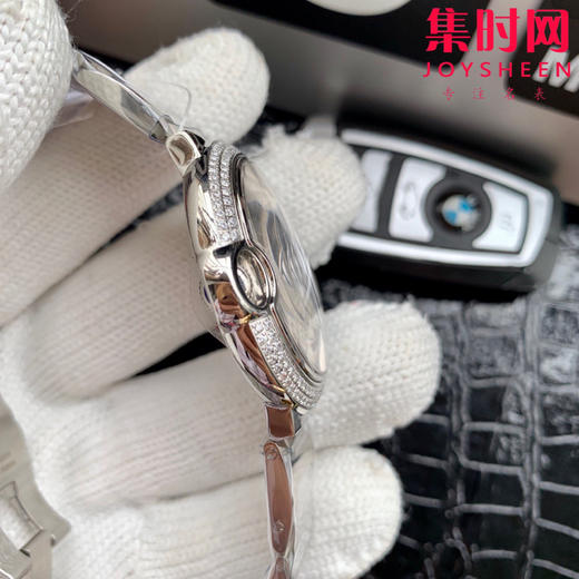 卡地亚 蓝气球系列【钻圈款】男款大号42mm 316L精钢表壳，蓝宝石镜面 搭载定制全自动机械机芯 商品图8