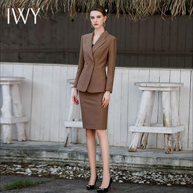 咖色套裙CS1691 下午篇