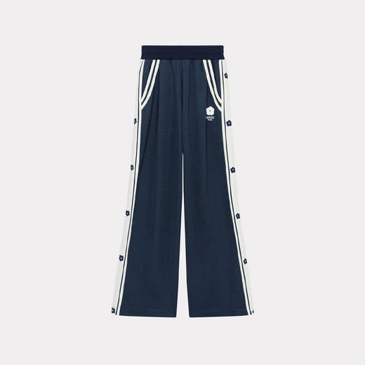 KENZO 高田贤三 女士花朵印花系列休闲运动裤 蓝色 FD52 PA703 4IE 77 商品图0