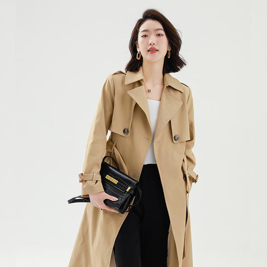 火桐hooton双排扣长款风衣9202 商品图4