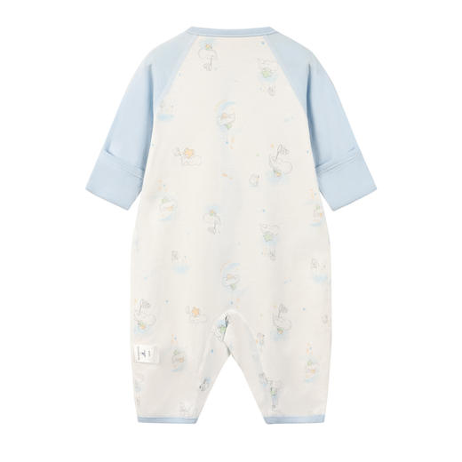 丽婴房-内衣类（春）G3系带连身装6_浅蓝 商品图1