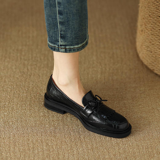 简约百搭，真皮新款乐福鞋NJMK-K389 商品图9