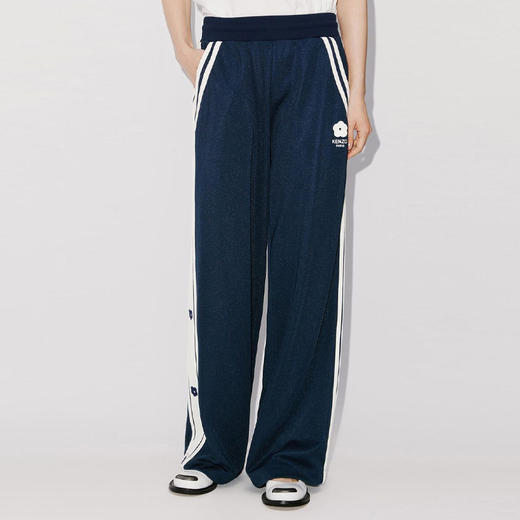 KENZO 高田贤三 女士花朵印花系列休闲运动裤 蓝色 FD52 PA703 4IE 77 商品图1