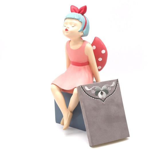 深山集市 灰色刺梨花笔记本 （小号14cm*10cm） 商品图1